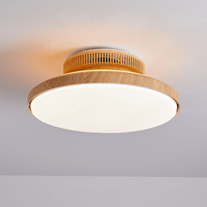 Ceiling Fan with LED Light,Ultra-Thin Ceiling Fans with Lamps,Remote Control Dimmable,Adjustable Wind 3-Speed,Low Noise Fan Lighting AP8036-S7